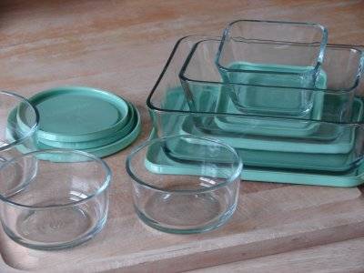 glass storage bowls