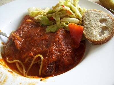 spaghetti & sausage spaghetti & sausage