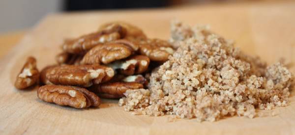 ground and whole pecans