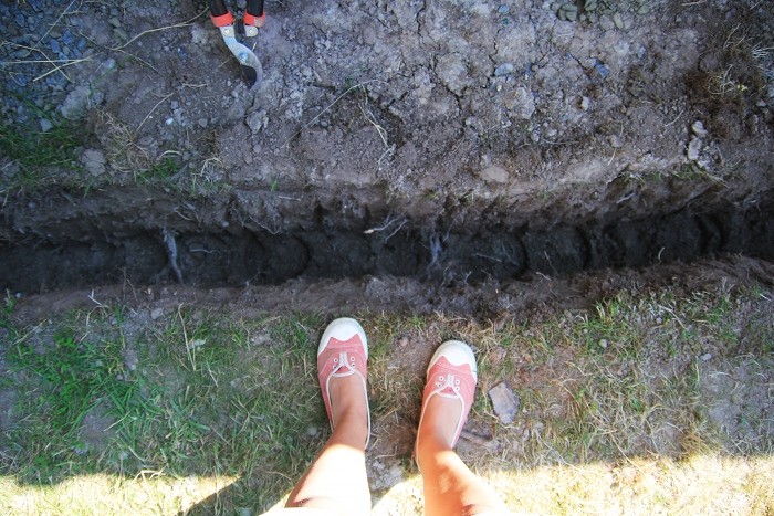 digging drainage ditches digging drainage ditches