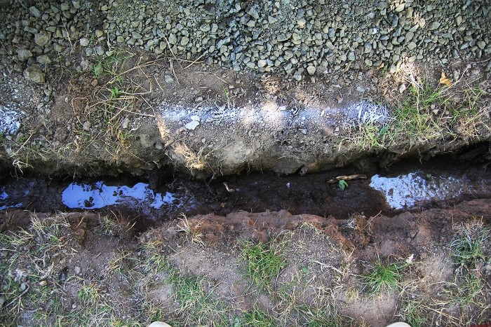 digging drainage ditches digging drainage ditches