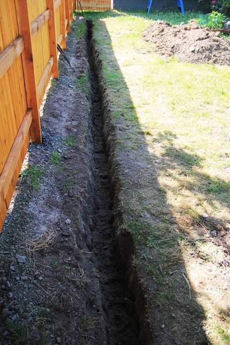 digging drainage ditches digging drainage ditches