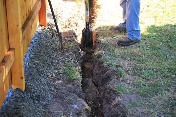 digging drainage ditches digging drainage ditches