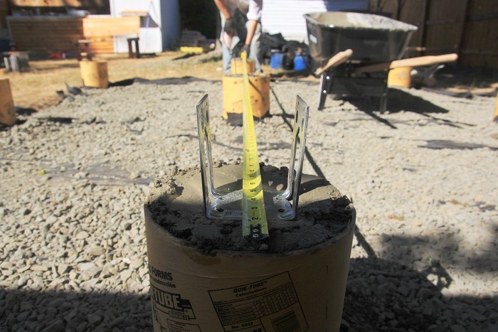 pouring concrete pouring concrete