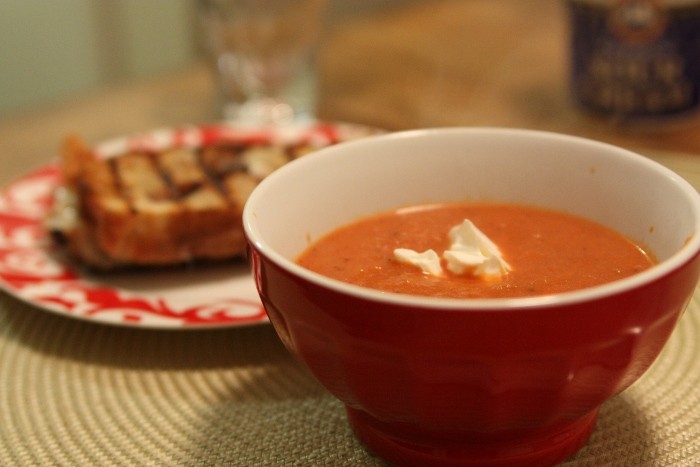 tomato soup & panni