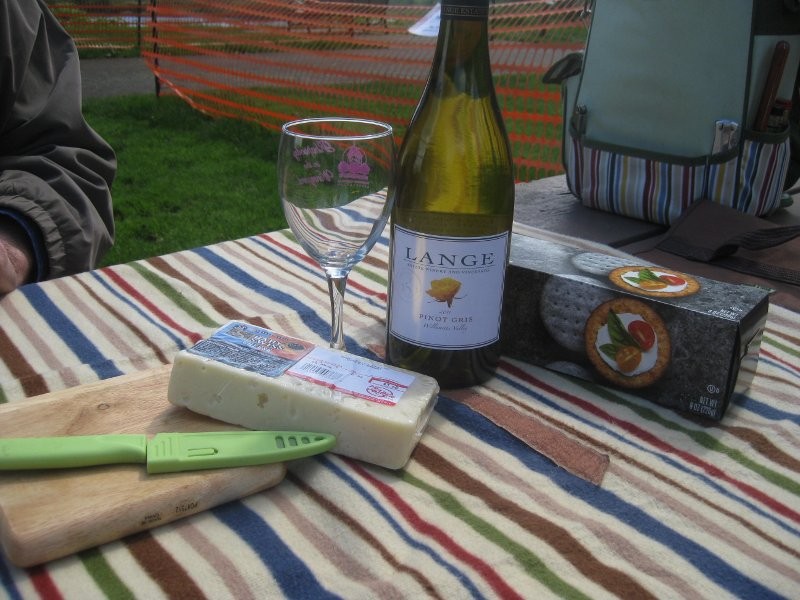 wine & cheese at the park
