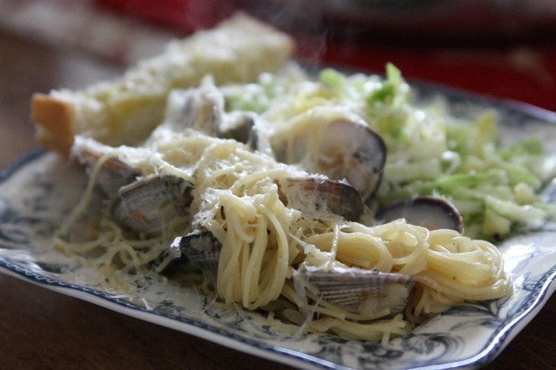 pasta & clams
