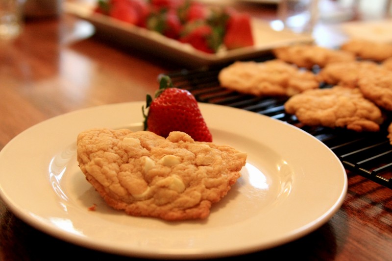cookies & strawberries