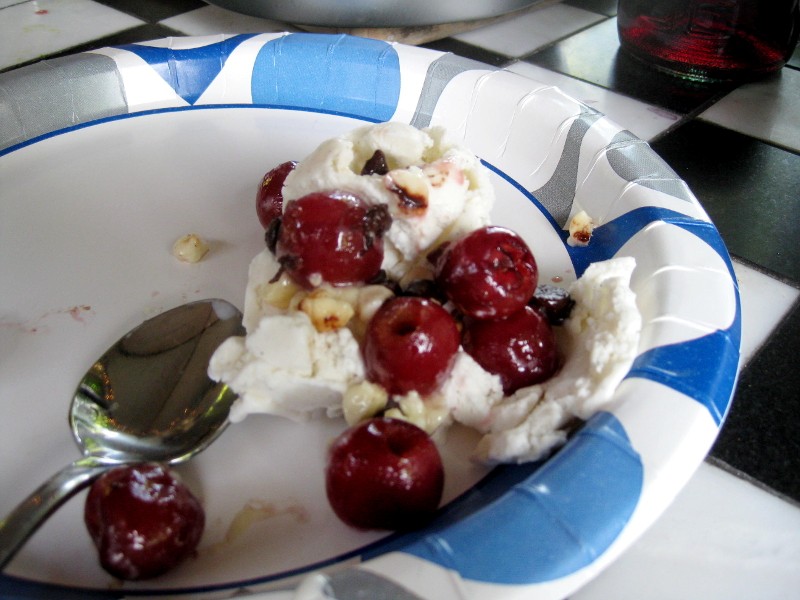 cherries & ice cream