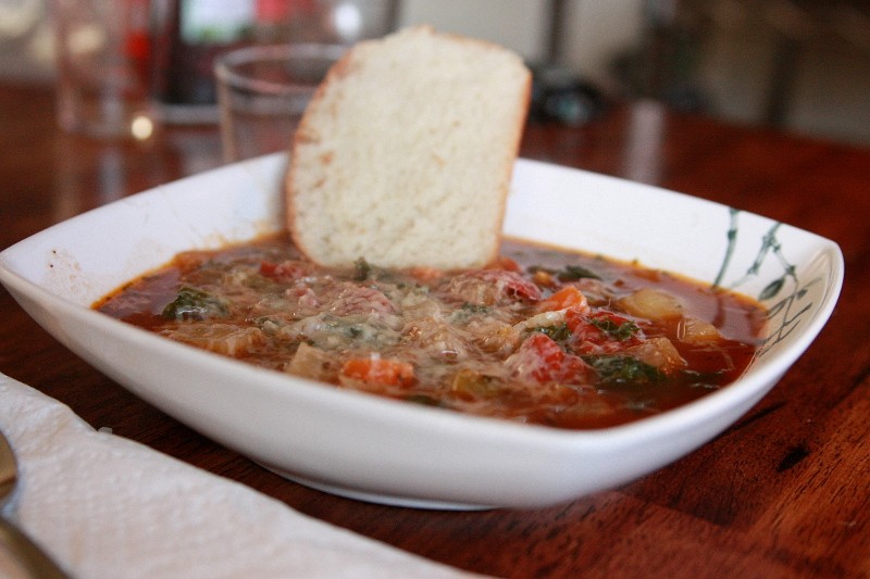 lentil & kale soup
