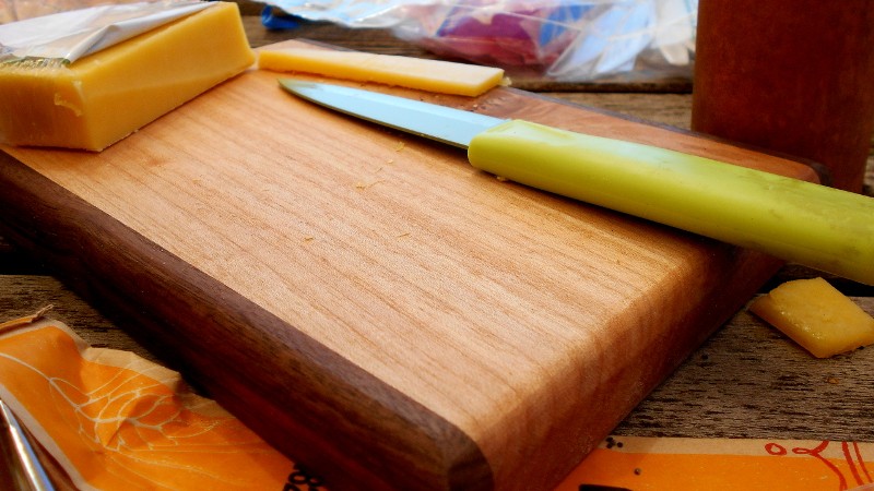 new cutting board & cheese