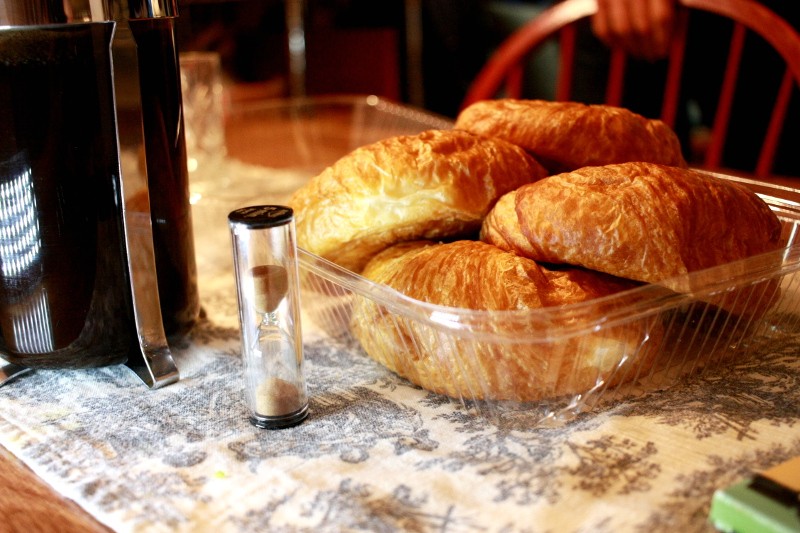 croissants & coffee