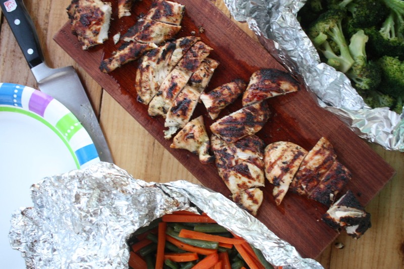 grilled chicken & veggies
