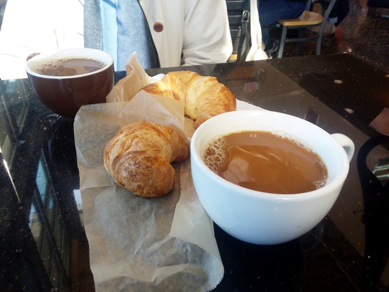 coffee & croissant