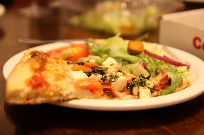 salad & pizza