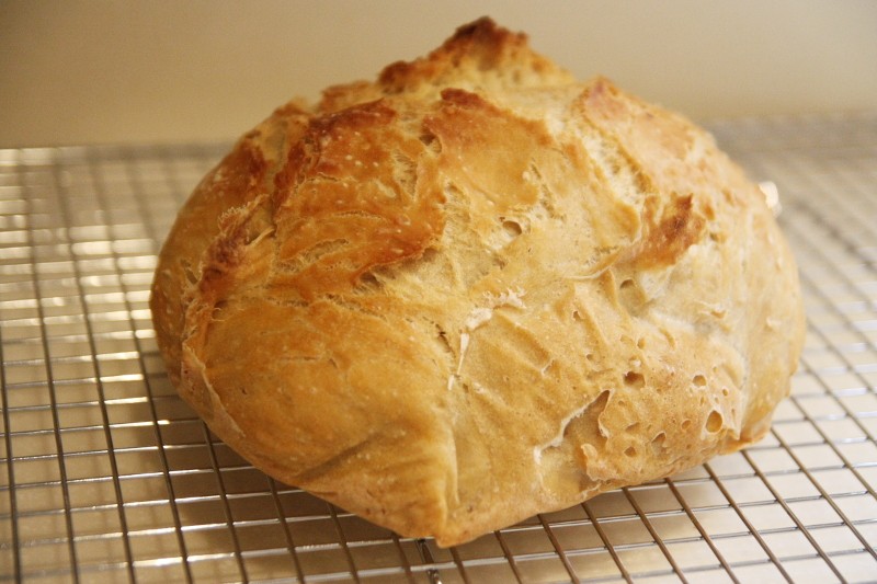artisan no-knead bread