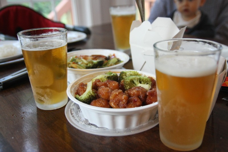 beer & Chinese food