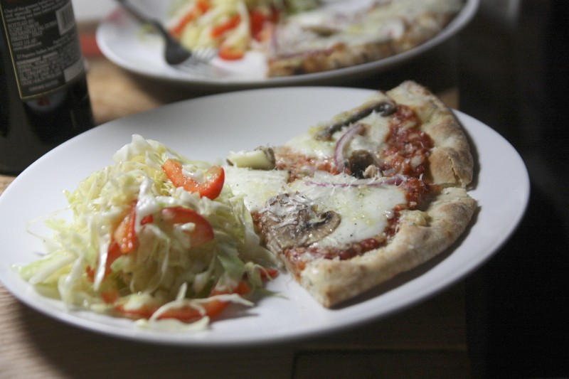 pizza & salad