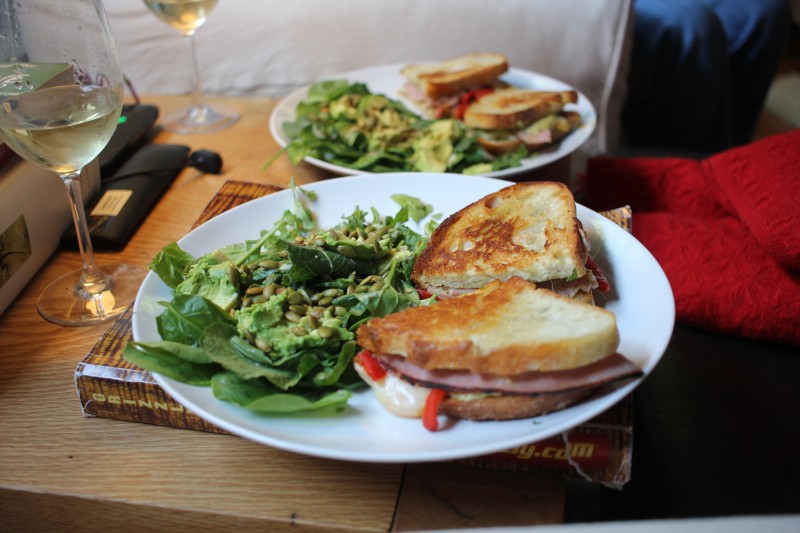 salad & sandwich
